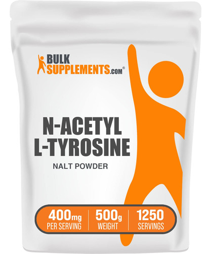 Suplemento Bulksupplements.com N-acetil L-tirosina Em Pó 50
