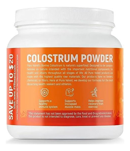 Colostro Em Pó De Veludo Puro Para Saúde Intestinal Inchaço - Imagem 15