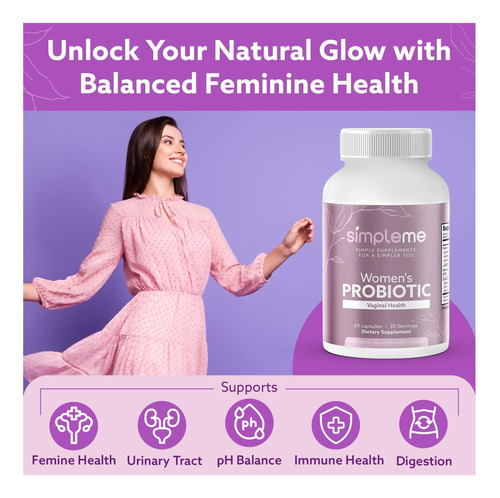 Probióticos Femininos Simpleme Com Prebióticos Cranberry - - Imagem 11