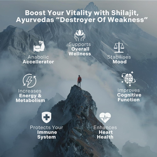 Suplemento De Resina De Shilajit Orgânica Pura Dos Himala... - Imagem 12