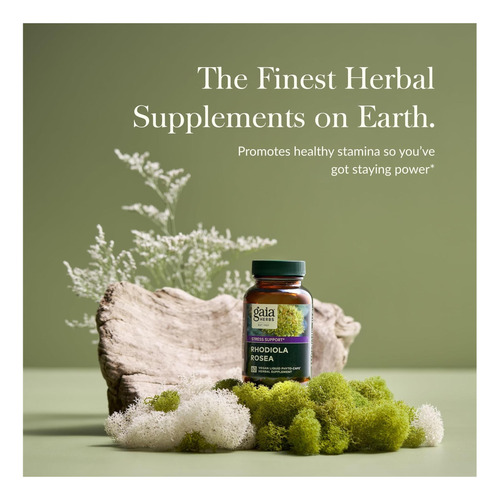 Gaia Herbs Rhodiola Rosea Suporte Ao Estresse Para Apoiar E - Imagem 3