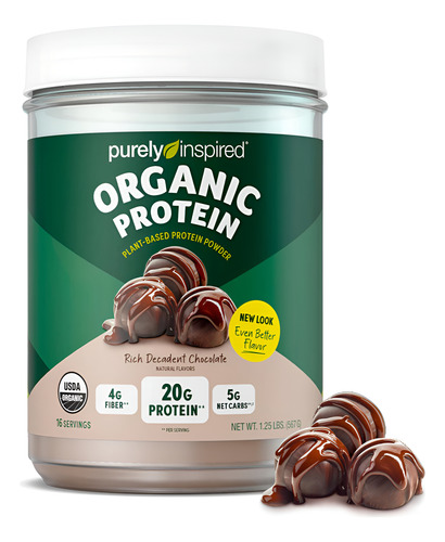 Proteína Em Pó Chocolate Rico De Inspiração Pura 20 G (16