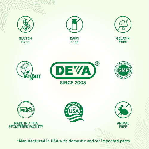 Suplemento Deva Para Cabelo Unhas E Pele Veganos Com Compri - Imagem 4
