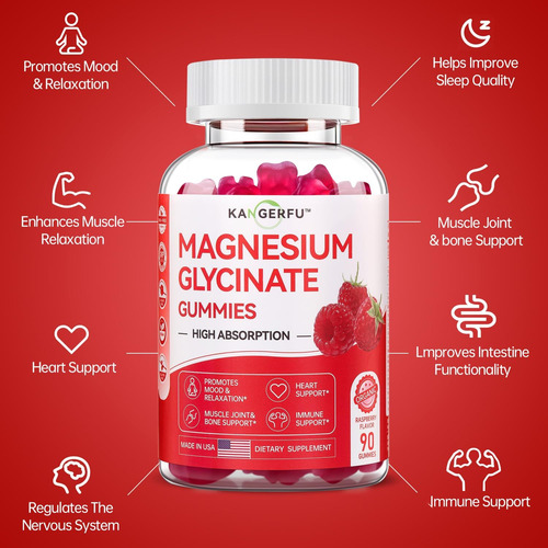 Gummies De Glicinato De Magnésio Kangerfu 300mg - Suplemento - Imagem 13