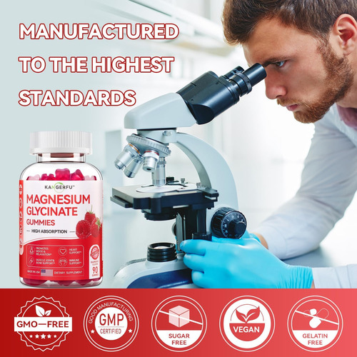 Gummies De Glicinato De Magnésio Kangerfu 300mg - Suplemento - Imagem 15