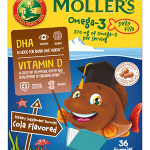 Óleo De Peixe Natural Möller&quots De Ômega 3 Para Crianças 36 U