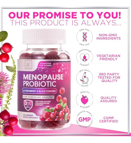 Probióticos Da Menopausa Para Mulheres Com Goma - Imagem 11