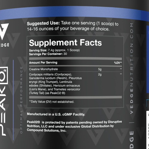 Suplemento Vedge Nutrition Creatine+ Vegan 30 Porções - Imagem 2