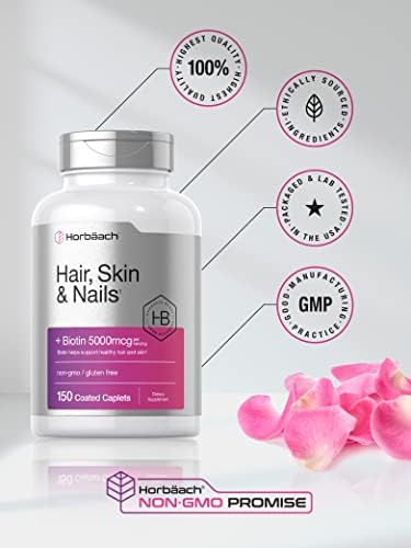 Horbäach Vitaminas Para Cabelo Pele E Unhas 150 Cápsulas - Imagem 4
