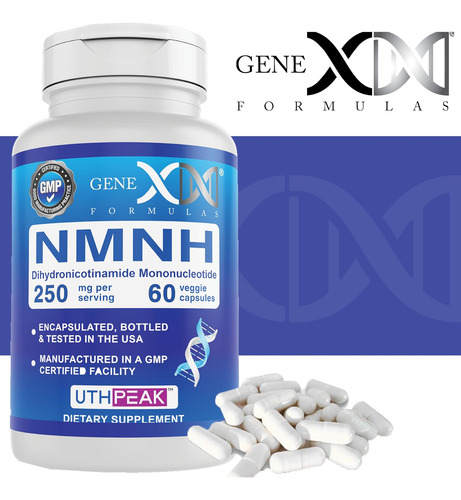 Genex Formulas 250 Mg Nmnh (60 Cápsulas - 30 Porções) Uthp - Imagem 9
