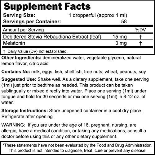 Svasthya Body & Mind Natural Melatonin Liquid Supplement 1 - Imagem 2