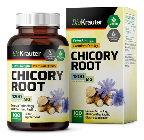 Bio Krauter Chicory Fiber Suplemento - 1200 Mg De Força - 10 - Imagem 8