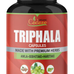 Suplementos Cápsulas Orgânicas Cadane Triphala 3000 Mg 120 C