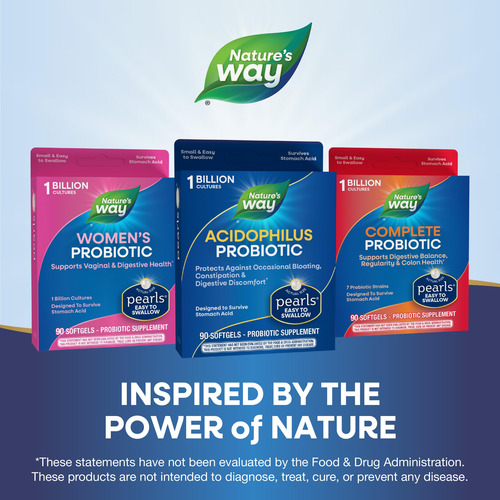 Suplemento Nature"s Way Probiotic Pearls Acidophilus 90 Soft - Imagem 7