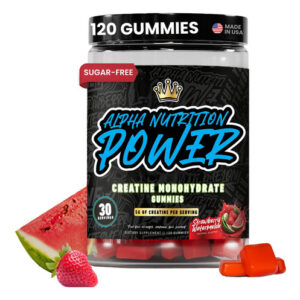 Creatina Monohidrato Gomme 5g Nutrição Alfa Poderosa