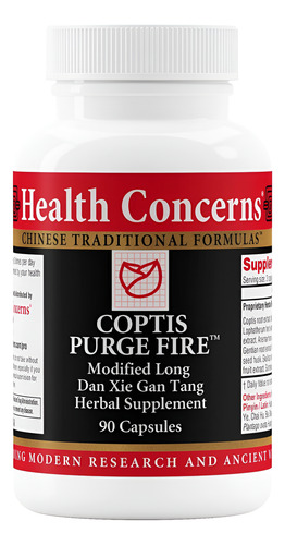 Health Concerns Coptis Purge Fire Fórmula - Suplemento Respi - Imagem 8