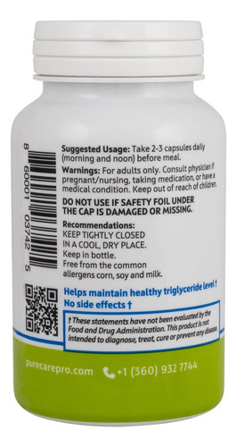 Pure Care Pro Tryglicare Suplementos Totalmente Naturais Par - Imagem 6
