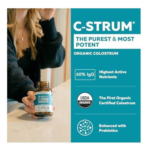 C-strum® - Colostro Orgânico 60% Igg Força Máxima (imunog - Imagem 10