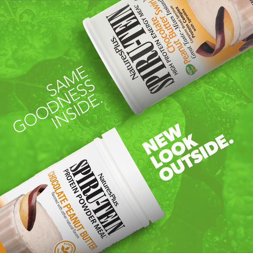 Proteína Em Pó Naturesplus Spiru-tein Chocolate Amendoim 550 - Imagem 2