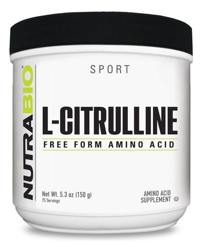 Suplemento Nutrabio L-citrulina 150g Aminoácido De Forma Li