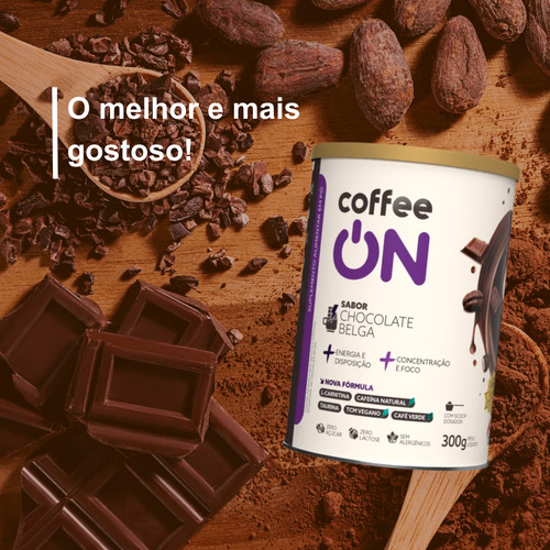 4 Lata Coffee On Chocolate Belga 1200g Solúvel Super Intenso - Imagem 13