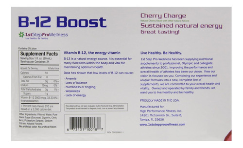 1ª Etapa Para Energy B-12 Boost Cherry Charge 12 Garrafas (2 - Imagem 9