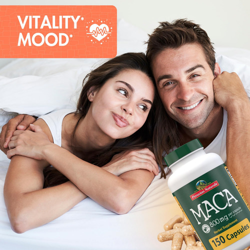 Cápsulas De Raiz De Maca Orgânica Peruvian Naturals Para Hom - Imagem 12