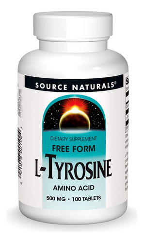 Suplemento Source Naturals L-tirosina 100 Comprimidos