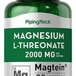 L-treonato De Magnésio 2000mg 90 Cápsulas Com Magtein