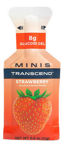 Transcend Foods Mini Gel De Morango (06 Oz Pacote De 12) S - Imagem 8