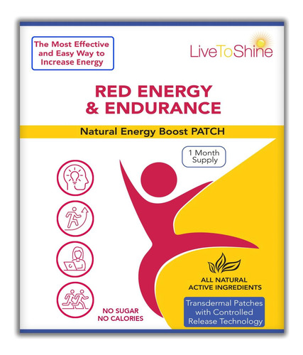Patch De Energia Vermelha E Resistência - Energia Natural - - Imagem 8