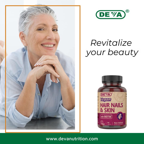 Suplemento Deva Para Cabelo Unhas E Pele Veganos Com Compri - Imagem 6