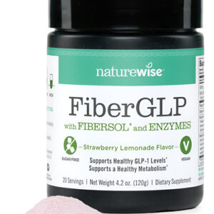 Suplemento Naturewise Fiberglp Powder High Fiber Strawberry