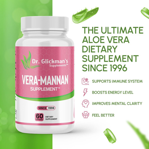 Dr. Suplementos Glickman Suplemento Vera-mannan Aloe Vera - Imagem 11