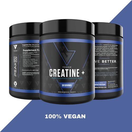 Suplemento Vedge Nutrition Creatine+ Vegan 30 Porções - Imagem 6