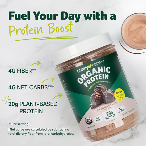 Proteína Em Pó Chocolate Rico De Inspiração Pura 20 G (16 - Imagem 2