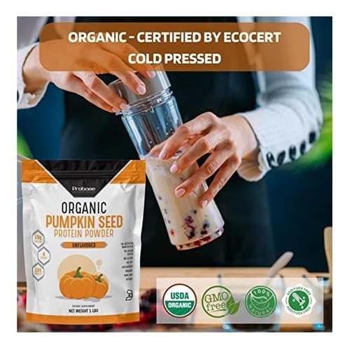 Proteína De Semente De Abóbora Probase Nutrition: Vegana - Imagem 2