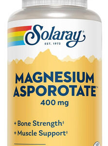 Solaray Magnésio Asporotato De 400 Mg Aspartato Orotato E