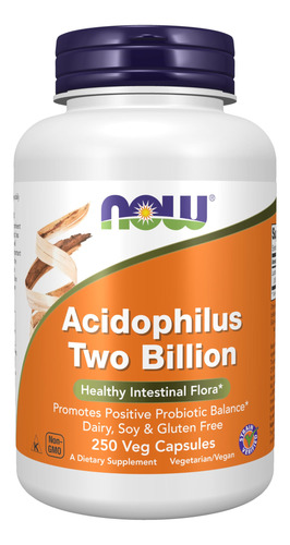 Suplementos Now Foods Acidophilus Dois Bilhões