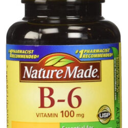 Vitamina B-6 Nature Made 100 Mg Comprimidos 100 Contagens