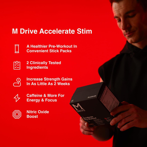 Mdrive Accelerate Pré-treino Em Pó 30 Porções - Imagem 3