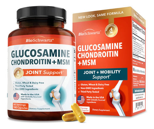 Suplemento De Suporte À Articulação De Glucosamina Msm De E - Imagem 10