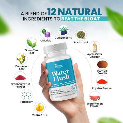 Comprimidos De Água Dr Vitamin Diuretic Weight Control 60 Cá - Imagem 3
