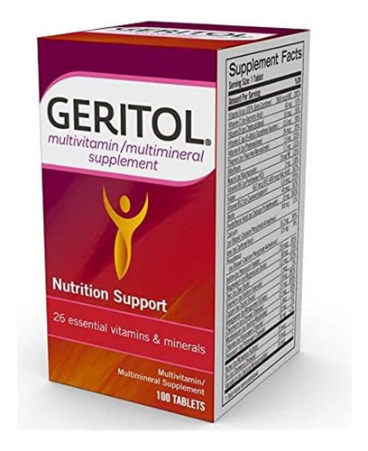 Comprimidos De Suporte Nutricional Multivitamínico Geritol - Imagem 5