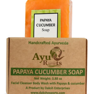 Todos Os Sabonetes Ayurvédicos De Mamão E Pepino Ayuroots