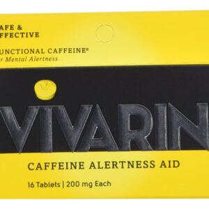 Alerta De Cafeína Vivarina Ajuda 200mg Atuação Rápida: 3 Pac