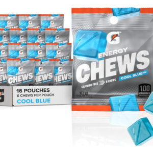 Gatorade Gomas Energéticas Cool Blue Sem Cafeína E Com B12