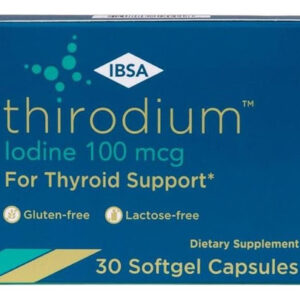 Thirodium Suplemento De Apoio À Tireoide Com 100 Mcg De Iodo