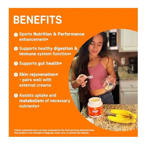 Colostro Em Pó De Veludo Puro Para Saúde Intestinal Inchaço - Imagem 3