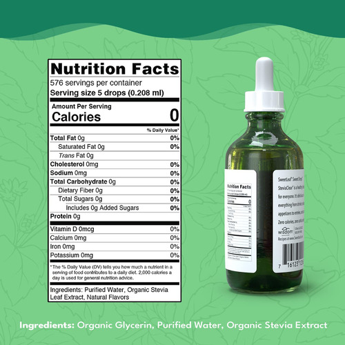 Sweetleaf Sweet Drops - Líquido Com Sabor De Estévia - Imagem 2